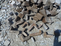 loose wall rusty quartzite production