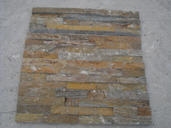 Golden Rust Quartzite Wall 15*60cm rough surface