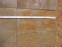 rusty slate floor tile