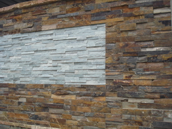 rusty slate wall project