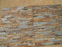 rusty decorative wall stone