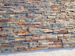 rusty natural surface wall stone project